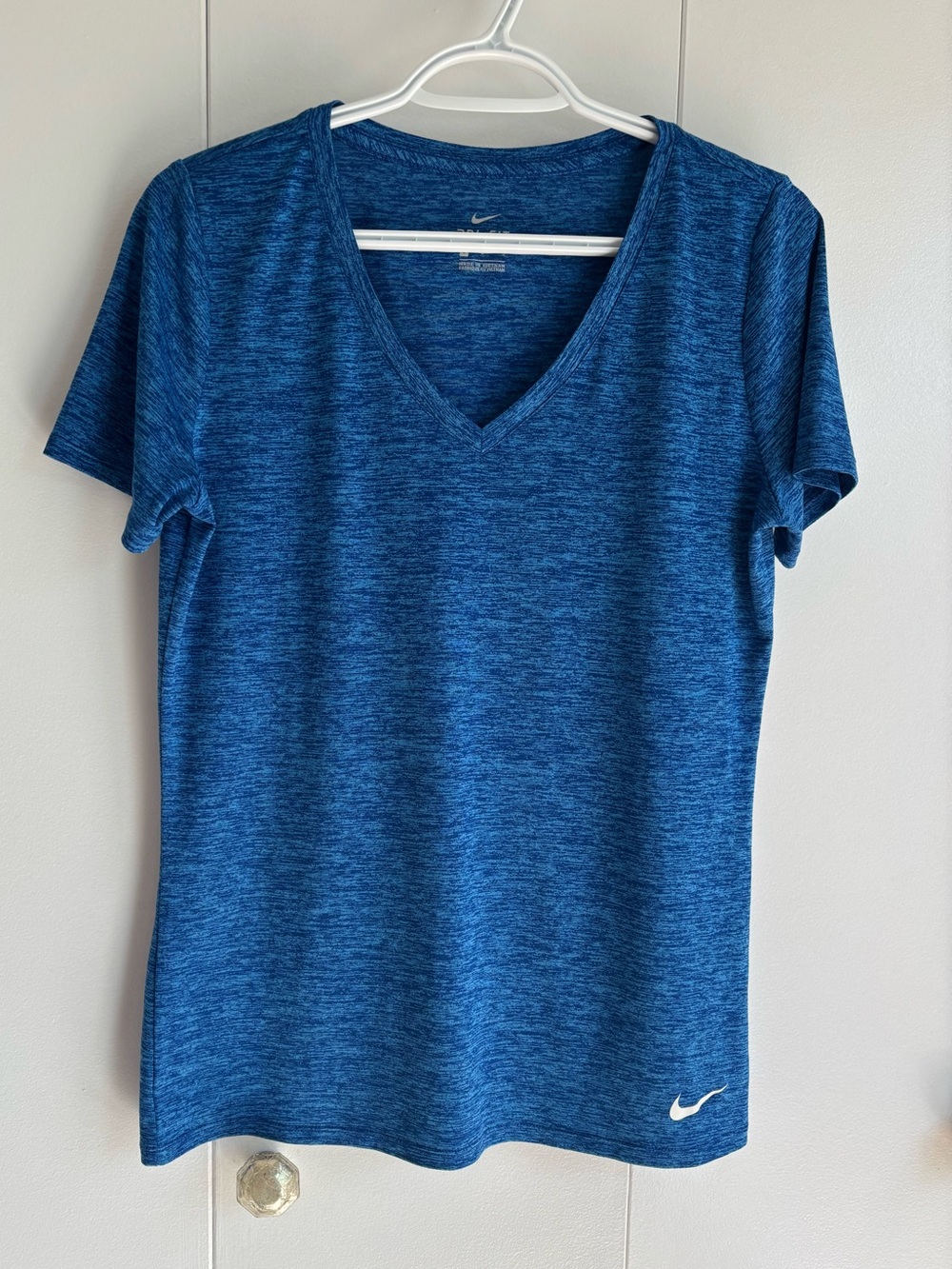 3 for $15😍 Nike Dri Fit Womens Short Sleeve Tee Shirt Blue Large